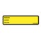 Nevs Printed Chart Labels - Room No/name/ Doctor 1-3/8" x 5-3/8" Yelw w/Blk NRBP-YELLOW - alternate 1